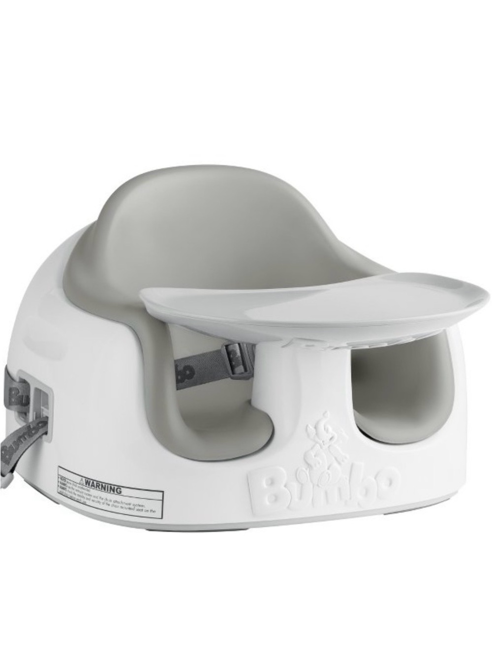 Bumbo Multi Seat with Tray in Gray and White